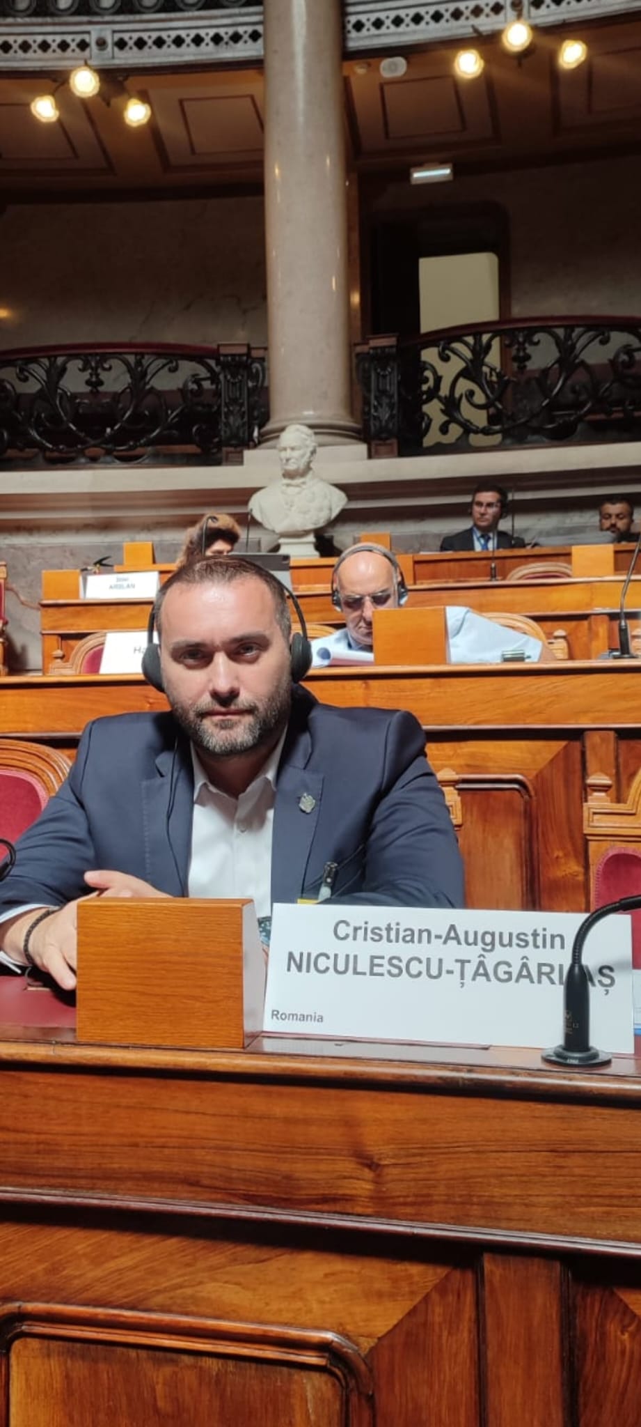 Participarea senatorului Cristian-Augustin Niculescu-Țâgârlaș la reuniuni ale Adunării Parlamentare a Consiliului Europei